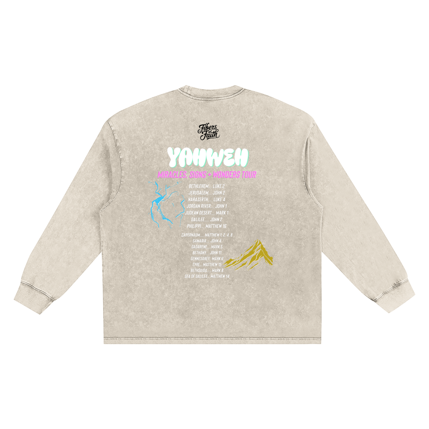 “GO MAKE DISCIPLES” OVERSIZE LONG SLEEVE TEE