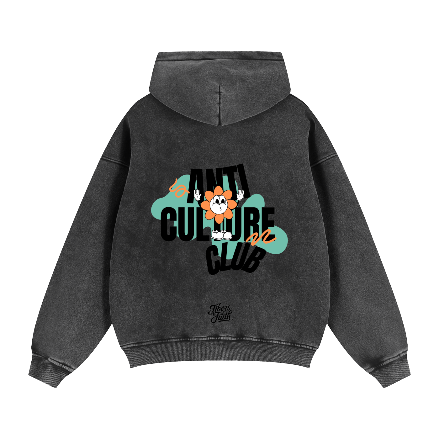 ‘ANTI-CULTURE CLUB’ ZIP UP HOODIE