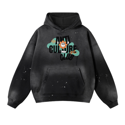 ‘ANTI-CULTURE CLUB’ PULL OVER HOODIE